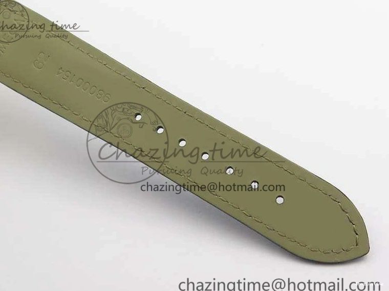 0414 Snug Seamaster Edizione Venezia RG Best Edition Blue Dial On Leather Strap A 8126